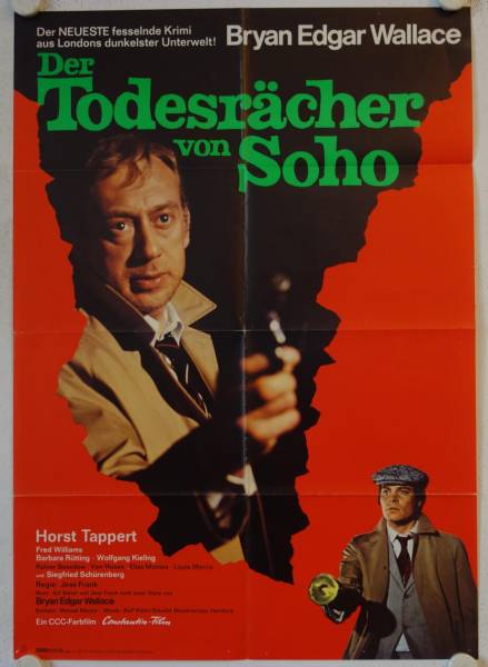 Der Todesrächer von Soho originales deutsches Filmplakat